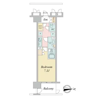 愛知県名古屋市中区千代田4丁目【マンション】の間取り