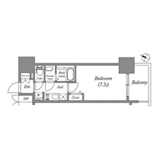 愛知県名古屋市中区新栄2丁目【マンション】の間取り