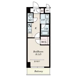 愛知県名古屋市北区上飯田西町2丁目【マンション】の間取り