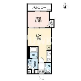 愛知県名古屋市中村区長筬町7丁目【アパート】の間取り