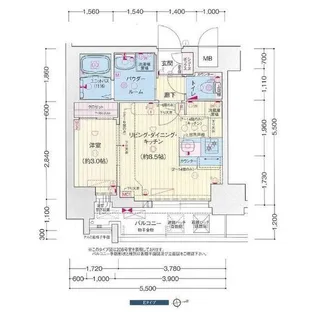 愛知県名古屋市昭和区阿由知通1丁目【マンション】の間取り