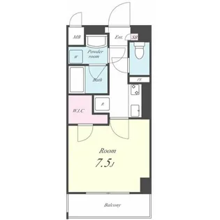 愛知県名古屋市中区富士見町【マンション】の間取り