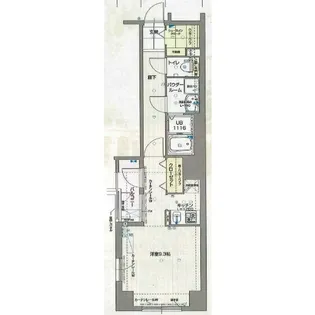 愛知県名古屋市中区千代田2丁目【マンション】の間取り