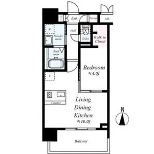愛知県名古屋市中区丸の内2丁目【マンション】の間取り
