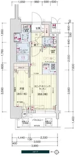 愛知県名古屋市中区栄5丁目【マンション】の間取り