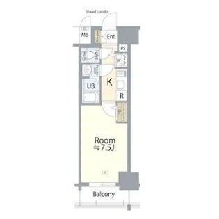愛知県名古屋市中区上前津2丁目【マンション】の間取り
