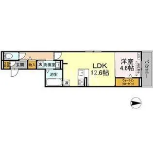 愛知県名古屋市中村区森末町1丁目【アパート】の間取り