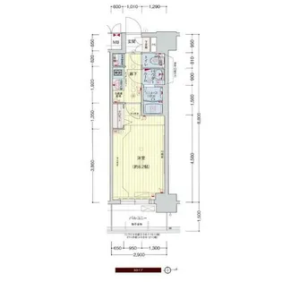 愛知県名古屋市中区富士見町【マンション】の間取り