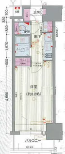 愛知県名古屋市中村区名駅南1丁目【マンション】の間取り