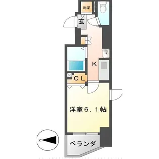 愛知県名古屋市中区千代田2丁目【マンション】の間取り