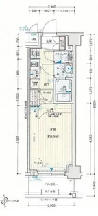 アドバンス京都エーデル【5階】の間取り