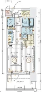 愛知県名古屋市中村区名駅南3丁目【マンション】の間取り