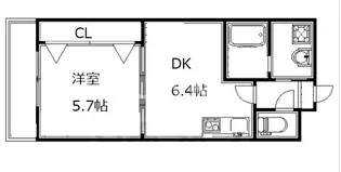 Ouest du Soleil【2階】の間取り