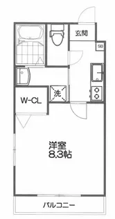 サクシード伏見京橋セカンド【5階】の間取り