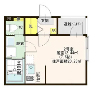 愛知県名古屋市千種区城木町3丁目【アパート】の間取り