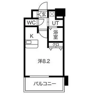 ライジングコート名古屋駅前東【2階】の間取り