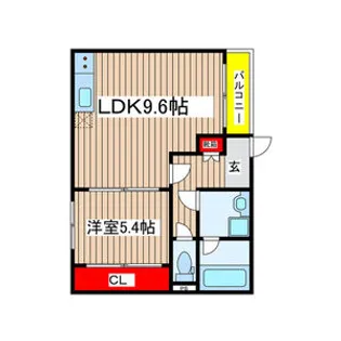 愛知県名古屋市中村区塩池町2丁目【アパート】の間取り