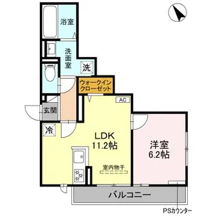 ソラーナ【2階】の間取り