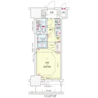 愛知県名古屋市中区新栄2丁目【マンション】の間取り
