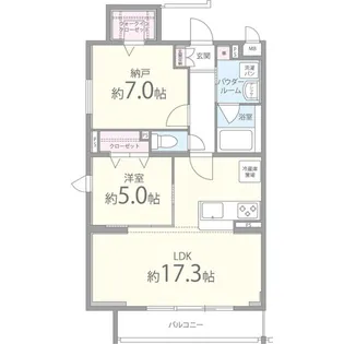 愛知県名古屋市瑞穂区上山町2丁目【マンション】の間取り