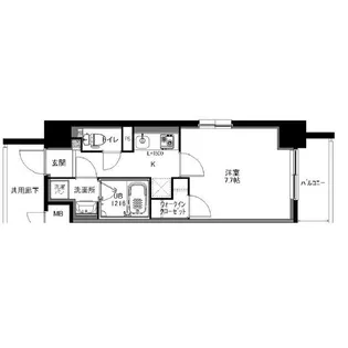 愛知県名古屋市中区千代田1丁目【マンション】の間取り