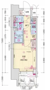 愛知県名古屋市中区丸の内2丁目【マンション】の間取り
