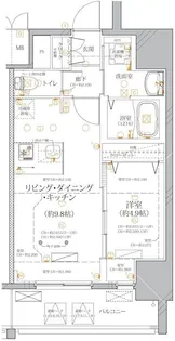 愛知県名古屋市西区浅間1丁目【マンション】の間取り