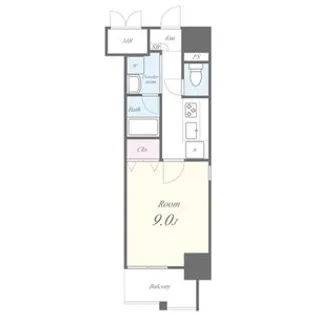 愛知県名古屋市東区泉1丁目【マンション】の間取り