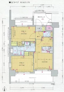 エステムプラザ京都御所ノ内レジア【3階】の間取り