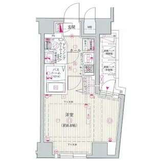 愛知県名古屋市中区大須3丁目【マンション】の間取り