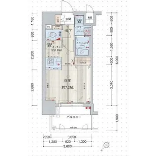 プレサンス新栄リミックス【12階】の間取り