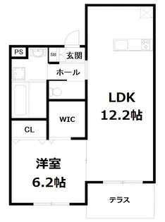 ロータス京都西大路【3階】の間取り