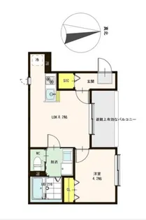 山科ビエント【2階】の間取り