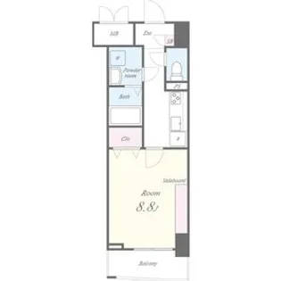 愛知県名古屋市中区千代田3丁目【マンション】の間取り