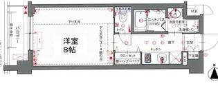 ベラジオ京都駅東【5階】の間取り