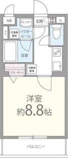 フローリッシュ桃山【3階】の間取り