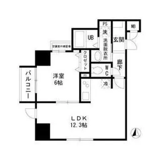 P-SQUARE Shumoku【10階】の間取り