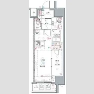 クレヴィスタ名古屋上前津【2階】の間取り