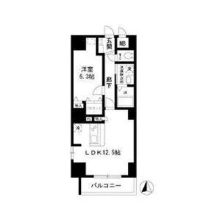 P-SQUARE Shumoku【10階】の間取り