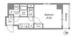 アドバンス京都デタンデュ【2階】の間取り