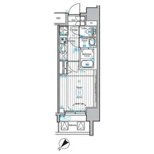 メイクスアート大曽根【2階】の間取り