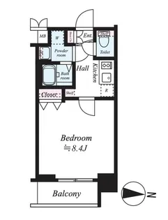 プレサンス京都洛南【2階】の間取り