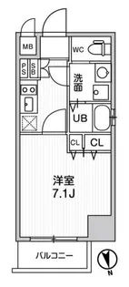 La Douceur今池南【6階】の間取り
