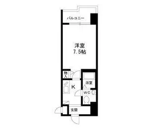 エコロジー鶴舞レジデンス【4階】の間取り