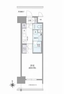 OKBアヴェニール菊井町【2階】の間取り