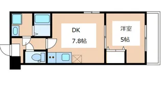 グランカーサ日の又【5階】の間取り