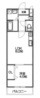 サクシード伏見西町【3階】の間取り