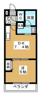 クレドール洛東【3階】の間取り