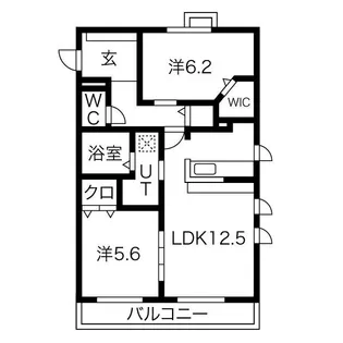 ピーノコンプリオ【1階】の間取り