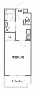 サクシード西大手筋【2階】の間取り